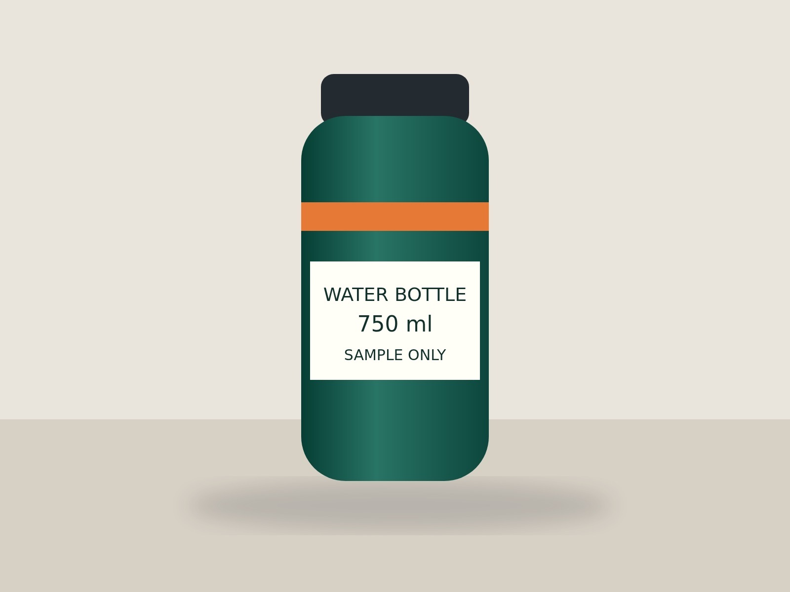 Green Chilly's water bottle (750 ml)